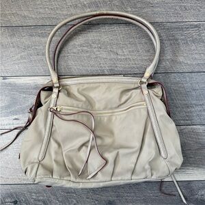 MZ Wallace Cream Shoulder Bag